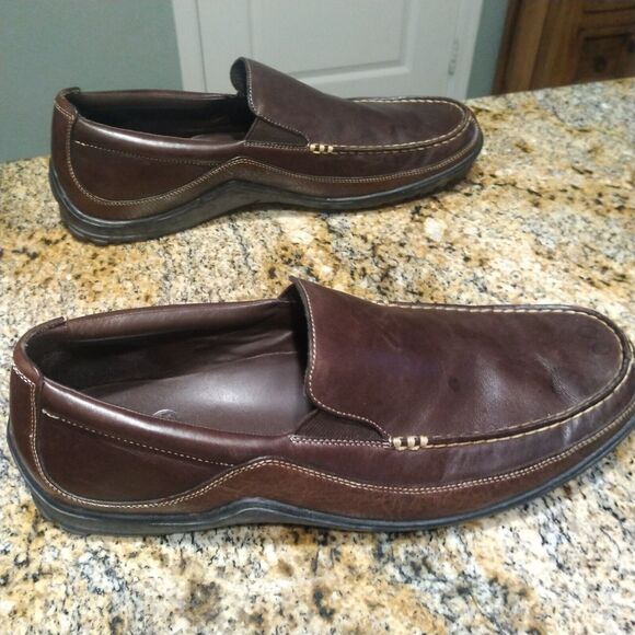 Cole Haan Tucker Venetian Loafers Men's 13M Brown Leather Slip On Shoes C04059 - Picture 5 of 13